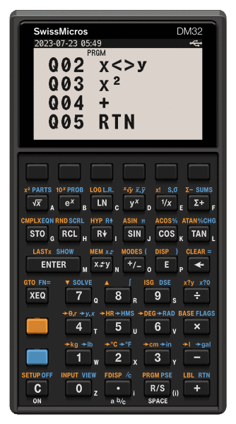 DM32 SwissMicros DM32